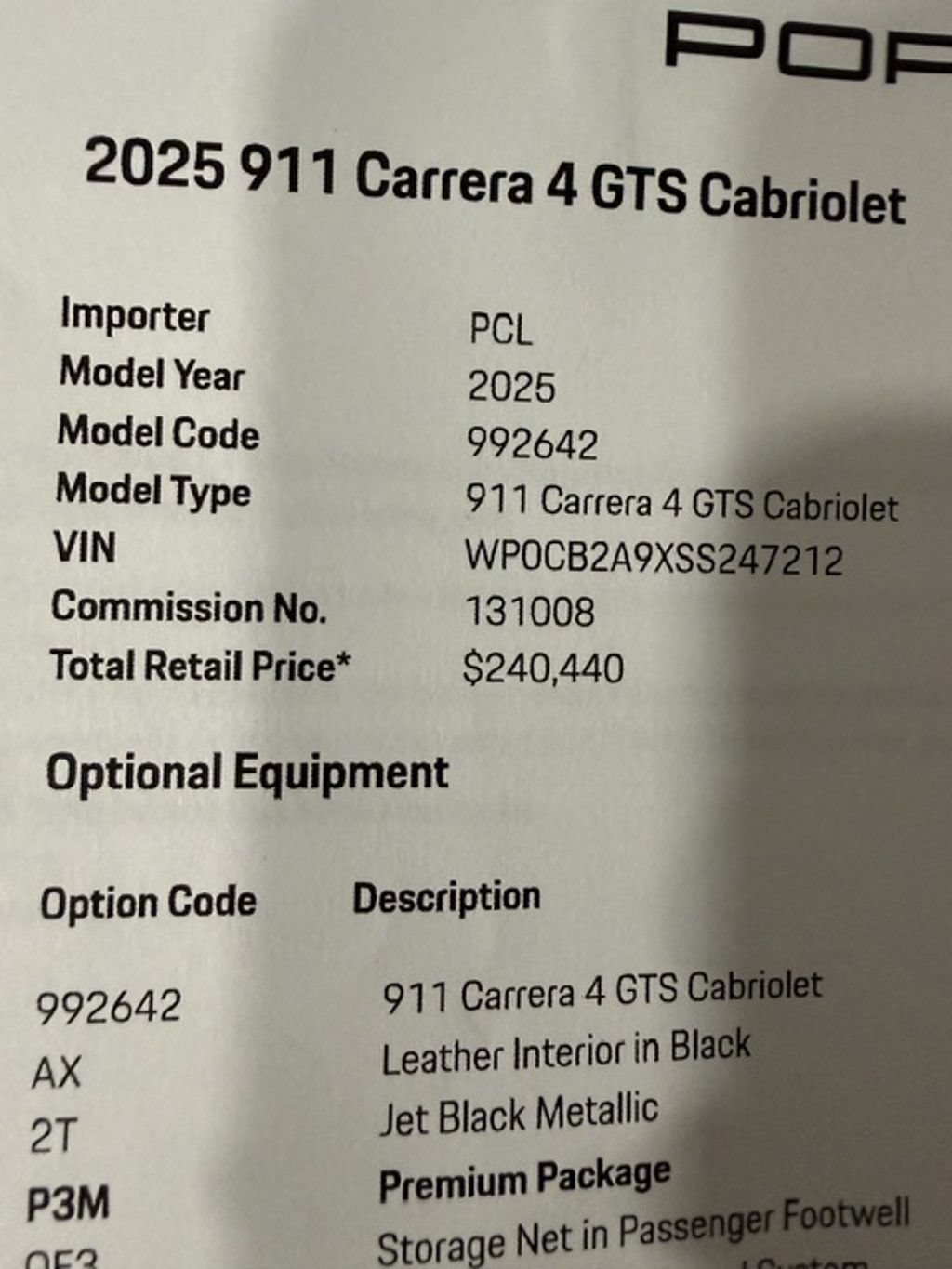 Used 2025 Porsche 911 Carrera 4 GTS w/ Premium Package AWD/4WD image 53