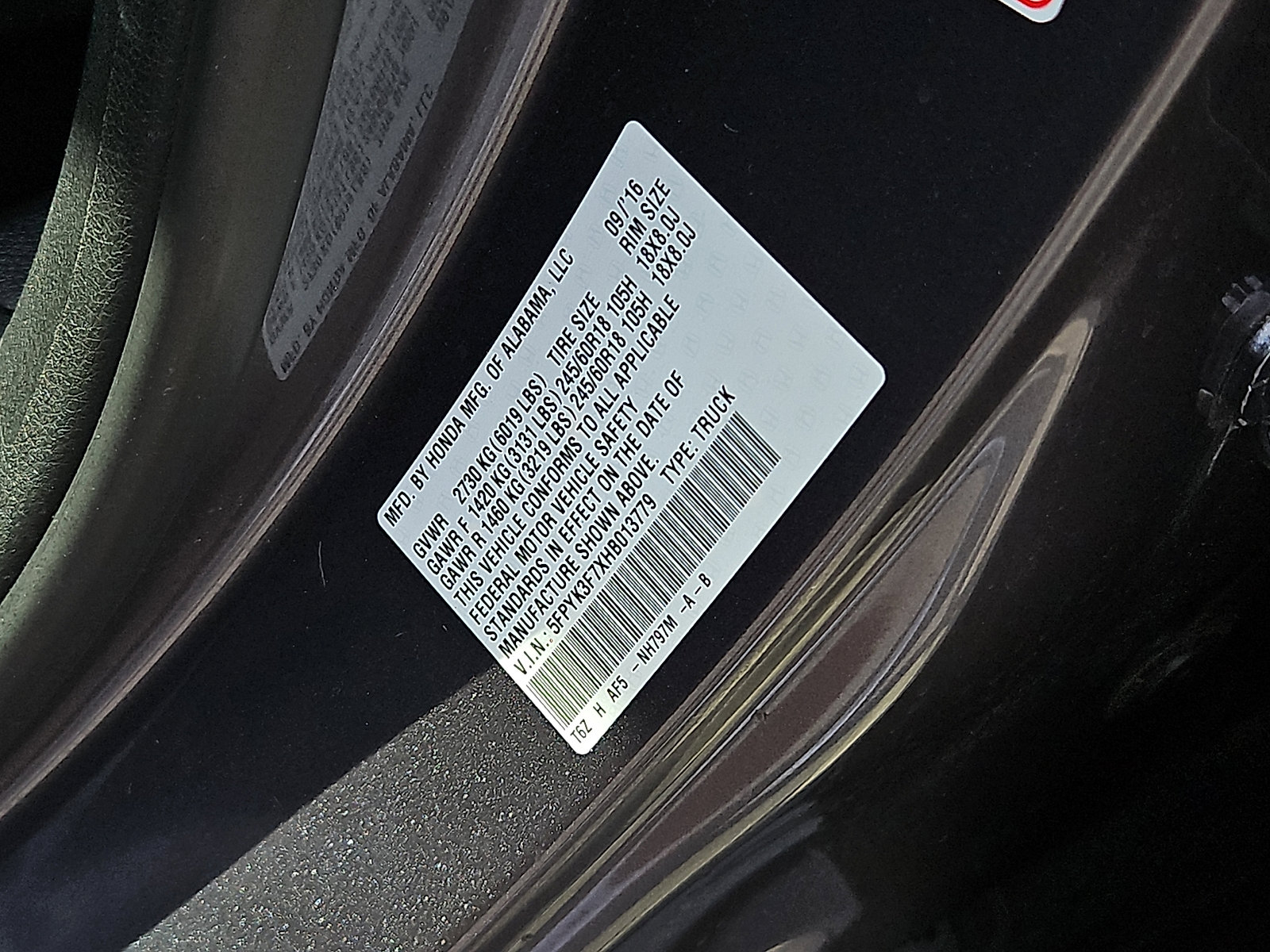 Used 2017 Honda Ridgeline RTL-E image 28