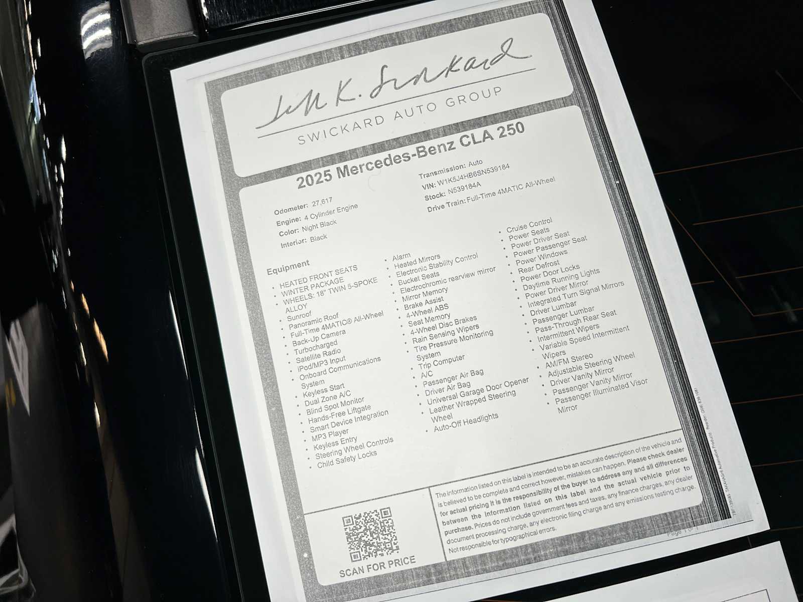 Used 2025 Mercedes-Benz CLA 250 4MATIC image 42