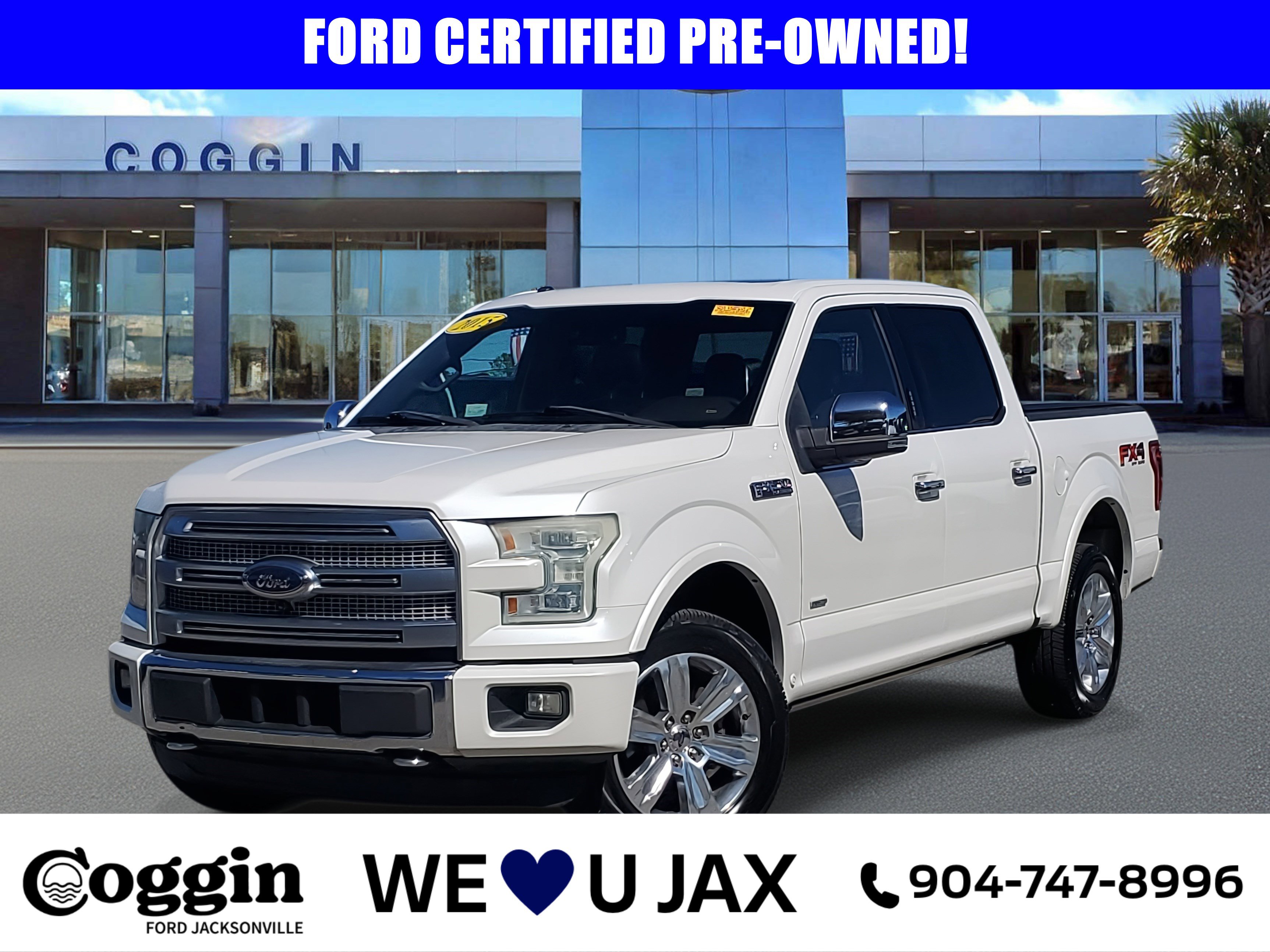 Used 2015 Ford F150 Platinum w/ Equipment Group 701A Luxury