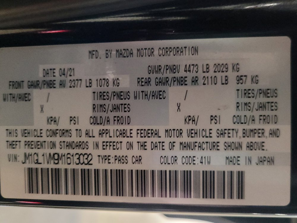 Used 2021 MAZDA MAZDA6 Touring FWD image 33