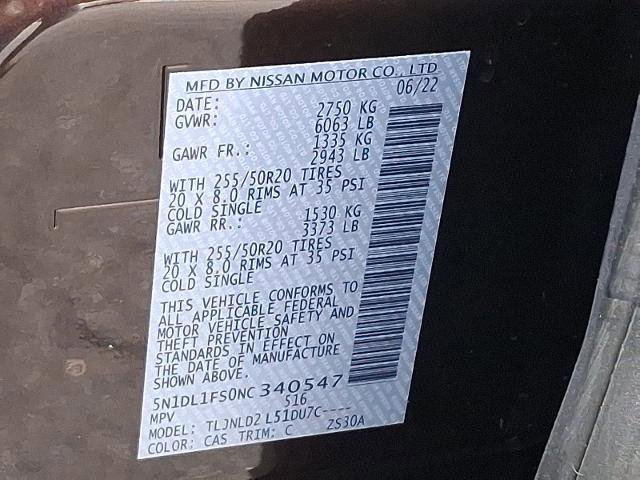 Certified 2022 INFINITI QX60 Luxe w/ Cargo Package image 27