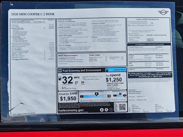 New 2026 MINI Cooper 2-Door Hardtop image 17