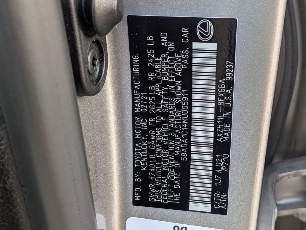 Used 2021 Lexus ES 300h w/ Premium Package FWD image 41