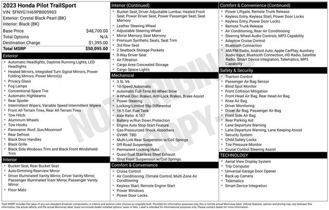 Used 2023 Honda Pilot TrailSport image 10