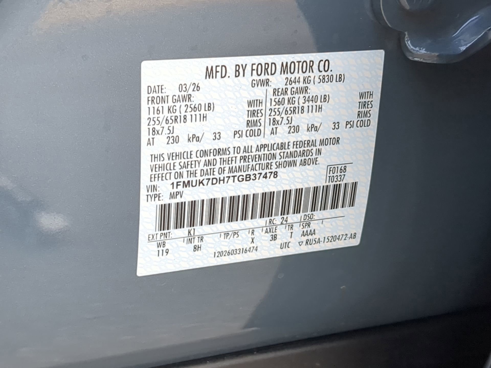 New 2026 Ford Explorer Active RWD image 73