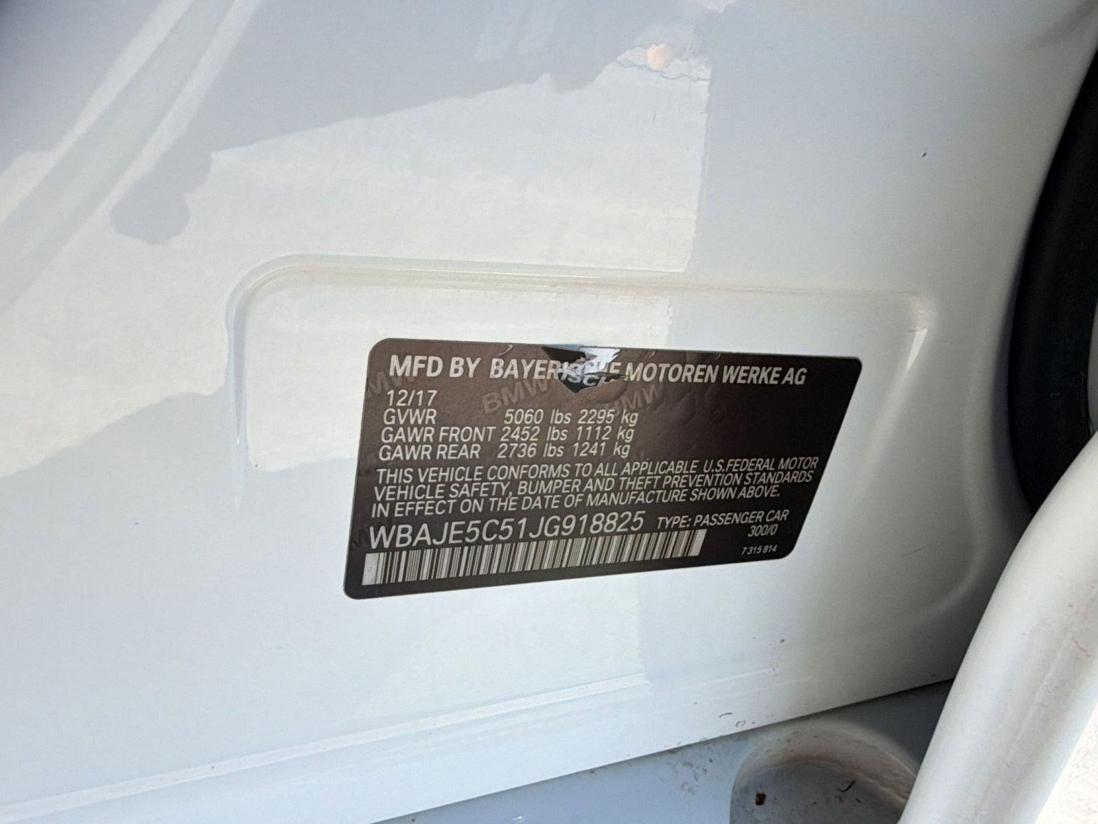 Used 2018 BMW 540i RWD image 21