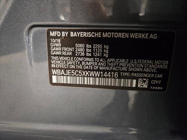 Used 2019 BMW 540i RWD image 25