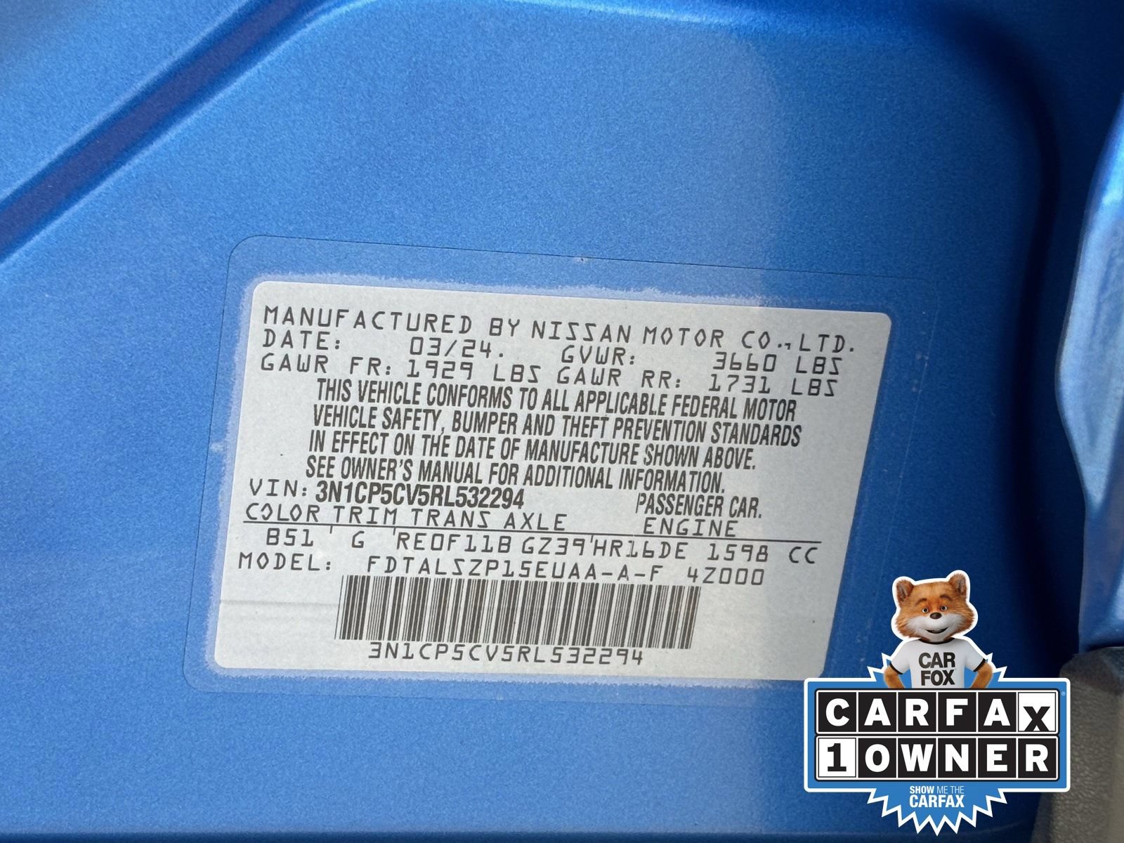 Certified 2024 Nissan Kicks SV FWD image 35