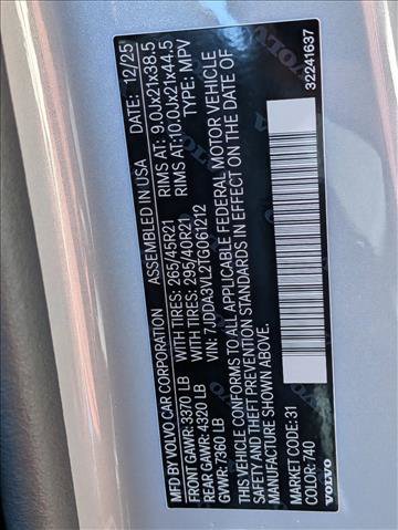 New 2026 Volvo EX90 Ultra AWD/4WD image 20
