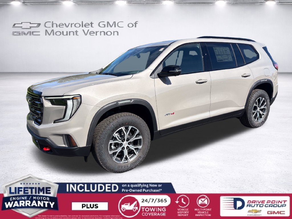 New 2027 GMC Acadia AT4 w/ LPO, Floor Liner Package