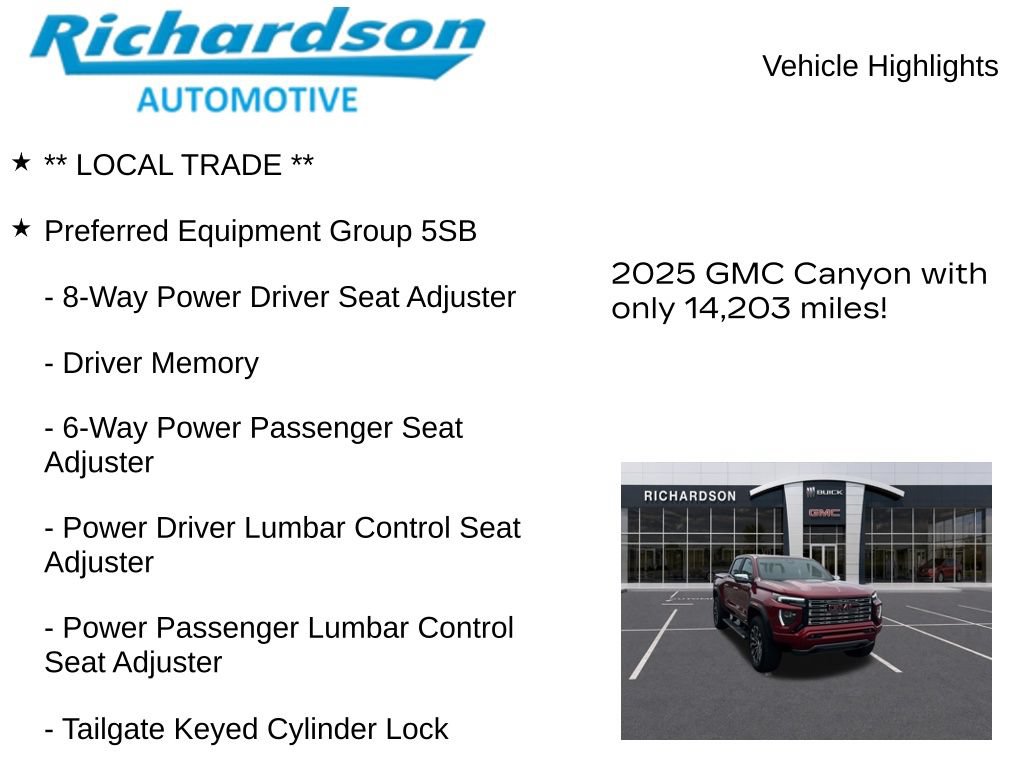 Used 2025 GMC Canyon Denali AWD/4WD image 11