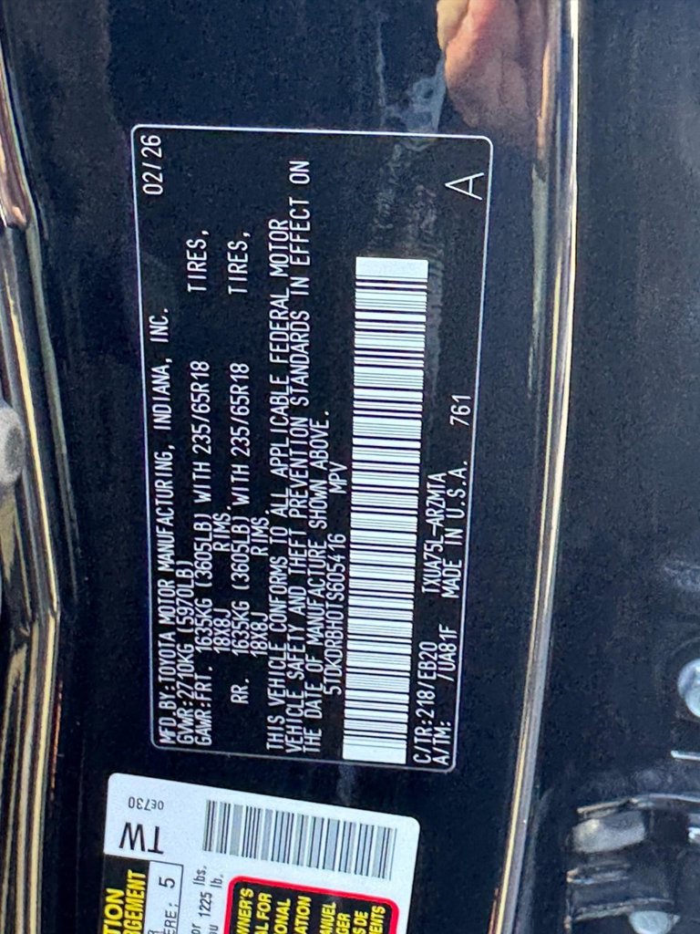 Certified 2026 Toyota Highlander XLE AWD/4WD image 33
