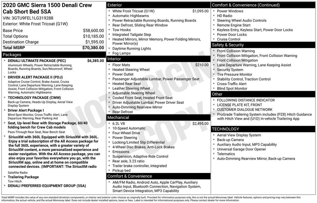 Used 2020 GMC Sierra 1500 Denali w/ Denali Ultimate Package AWD/4WD image 23