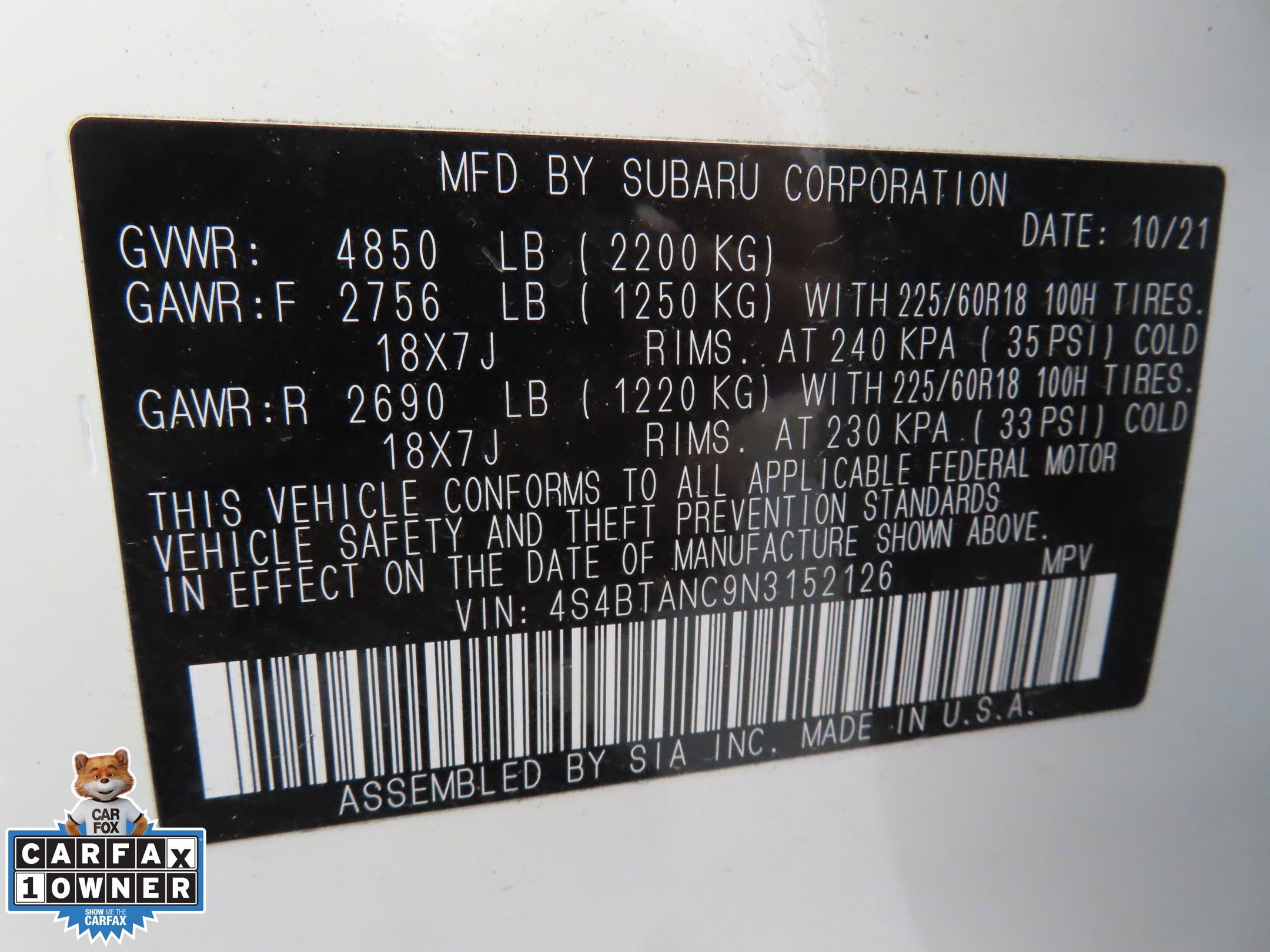 Used 2022 Subaru Outback Limited w/ Popular Package #2 AWD/4WD image 30