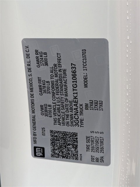 New 2026 Chevrolet Silverado 1500 W/T w/ WT Safety Package image 28