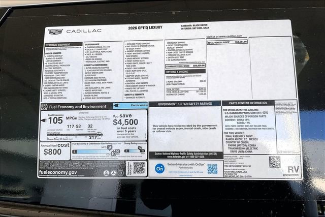 New 2026 Cadillac Optiq Luxury 1 image 15