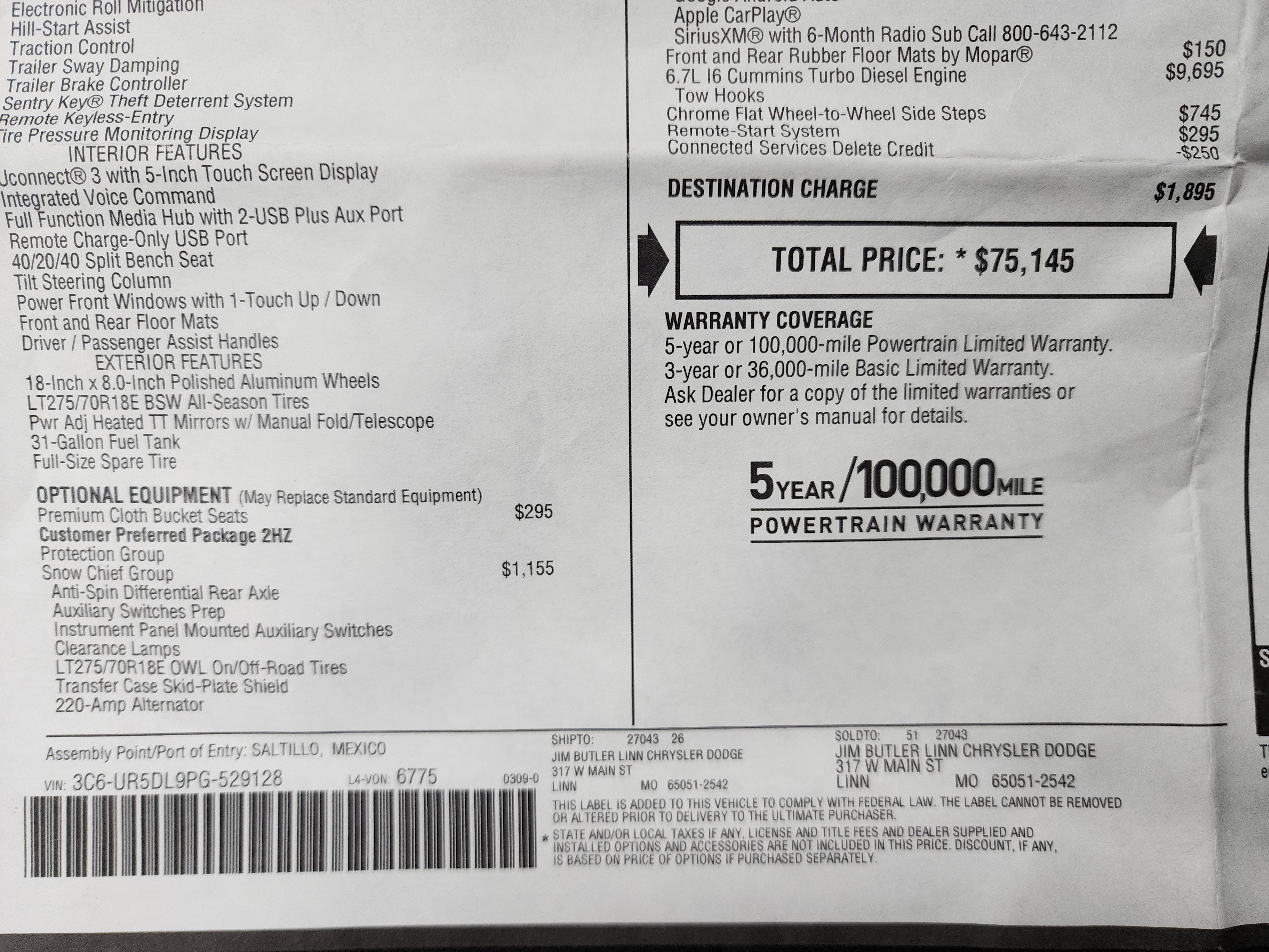 Used 2023 RAM 2500 Big Horn w/ Level 1 Equipment Group image 45