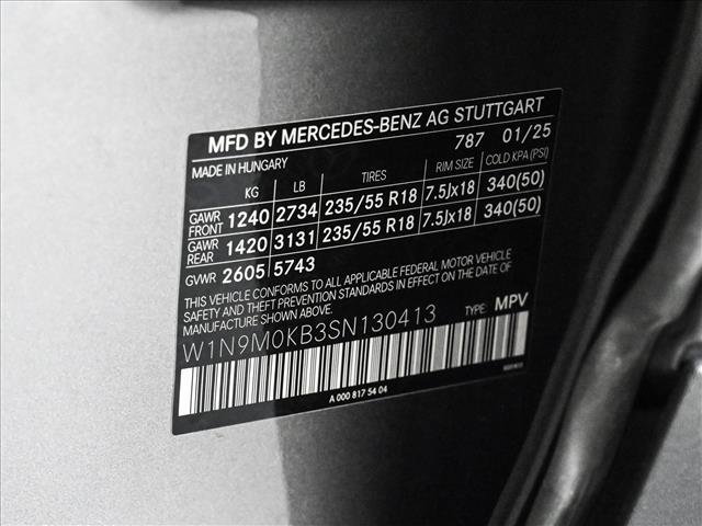 Certified 2025 Mercedes-Benz EQB 300 4MATIC w/ Driver Assistance Package image 27