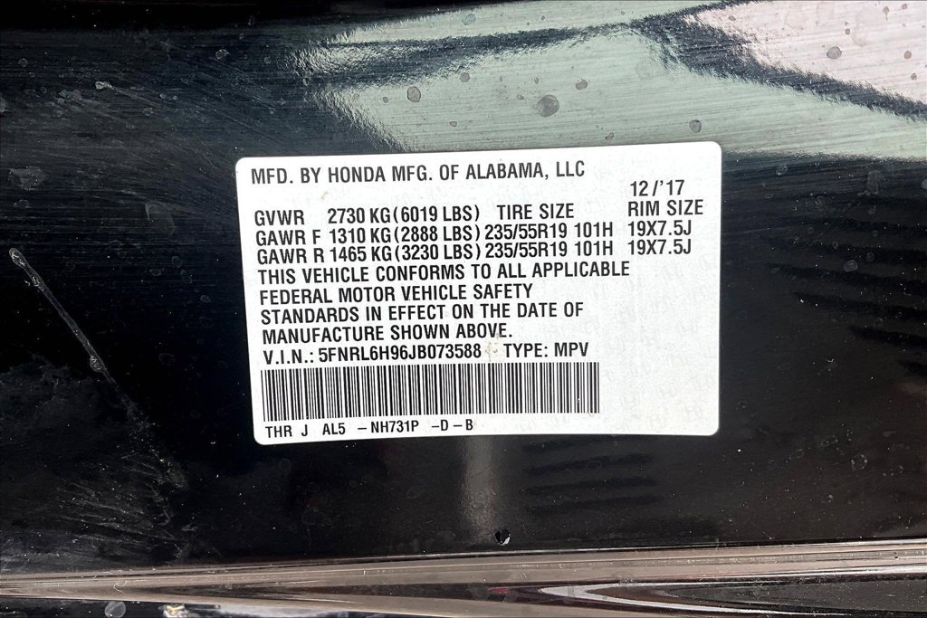 Used 2018 Honda Odyssey Elite image 36