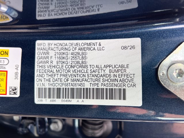 New 2026 Honda Accord EX-L image 18
