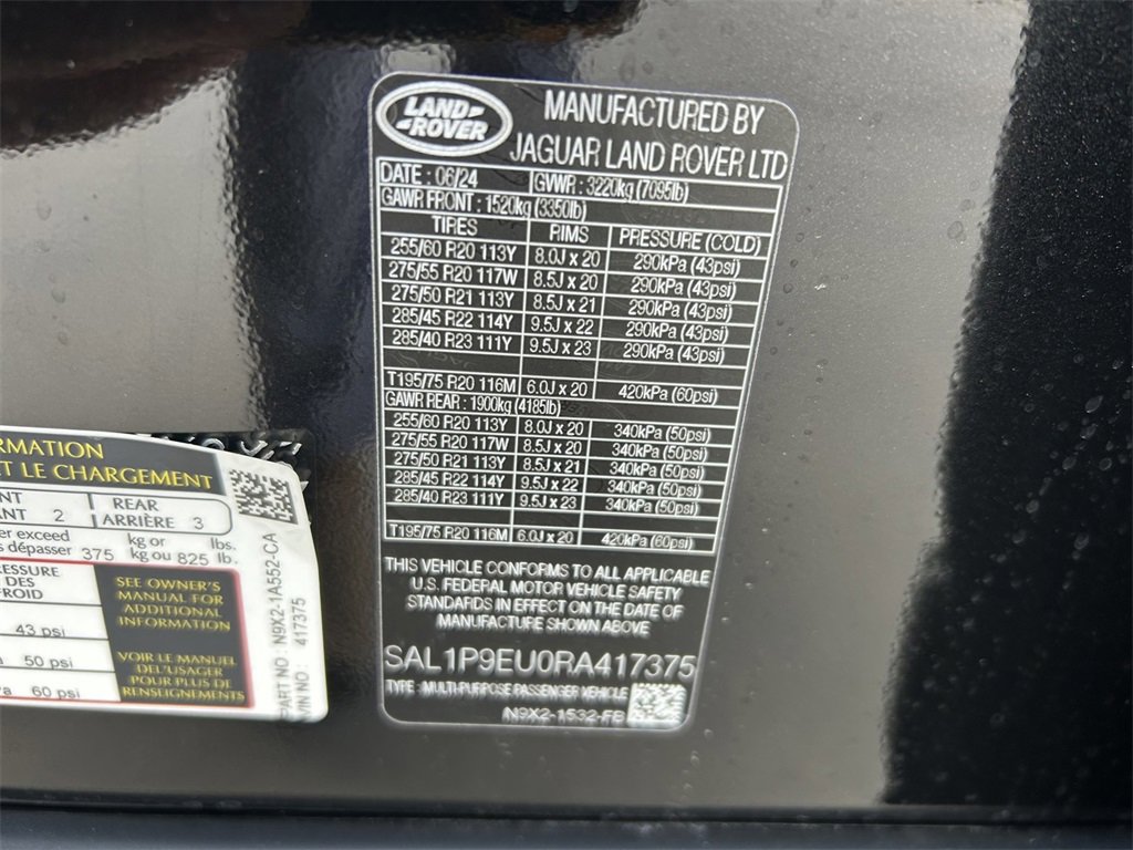 Used 2024 Land Rover Range Rover Sport SE image 10