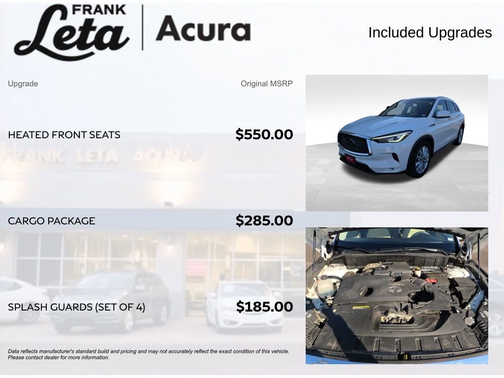 Used 2019 INFINITI QX50 Luxe w/ Cargo Package image 8