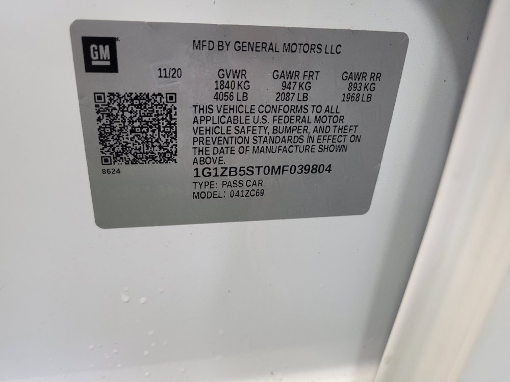 Used 2021 Chevrolet Malibu LS FWD image 33