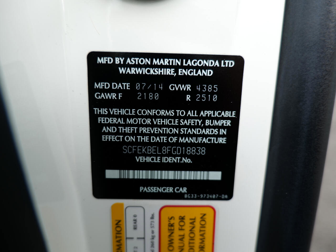 Used 2015 Aston Martin V8 Vantage S image 55