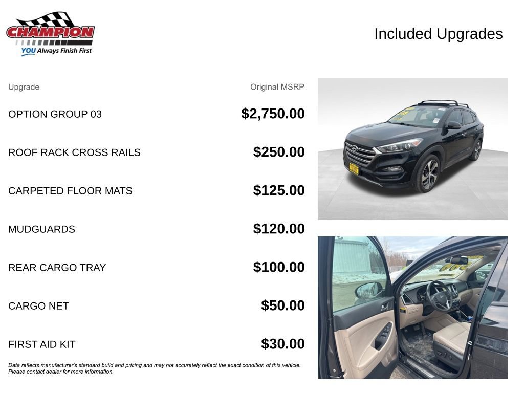 Used 2016 Hyundai Tucson Limited w/ Option Group 03 image 4