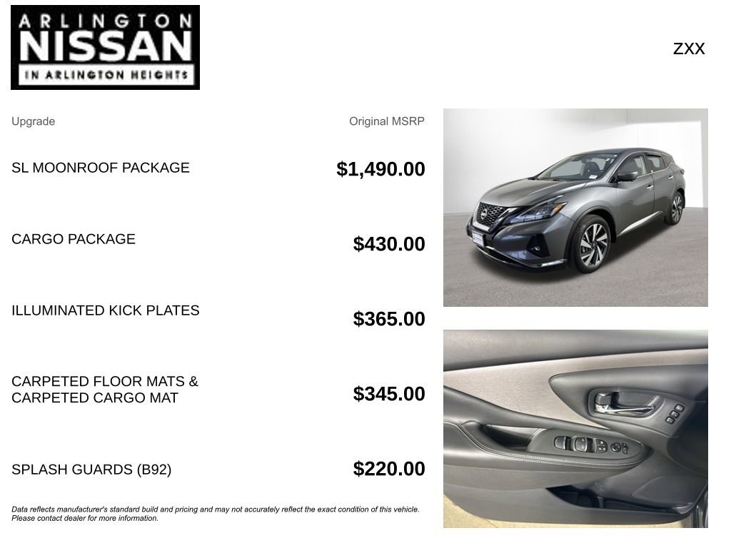 Certified 2023 Nissan Murano SL w/ SL Moonroof Package image 4