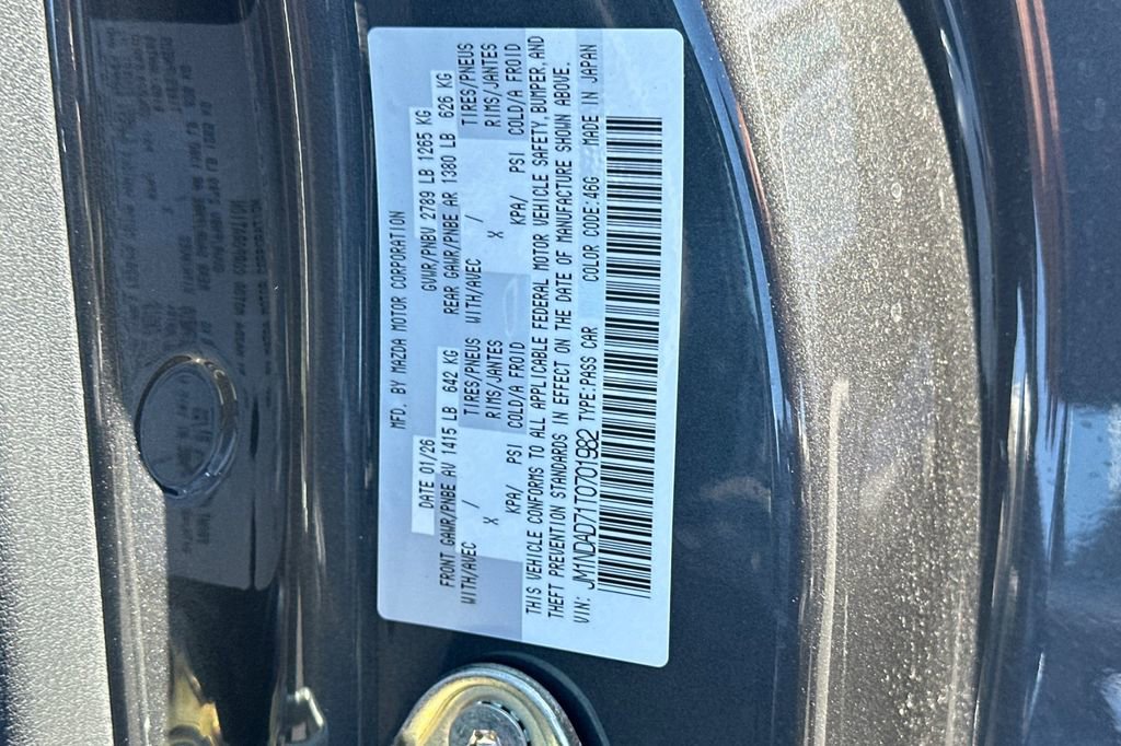 New 2026 MAZDA MX-5 Miata Grand Touring w/ Weather Package RWD image 25