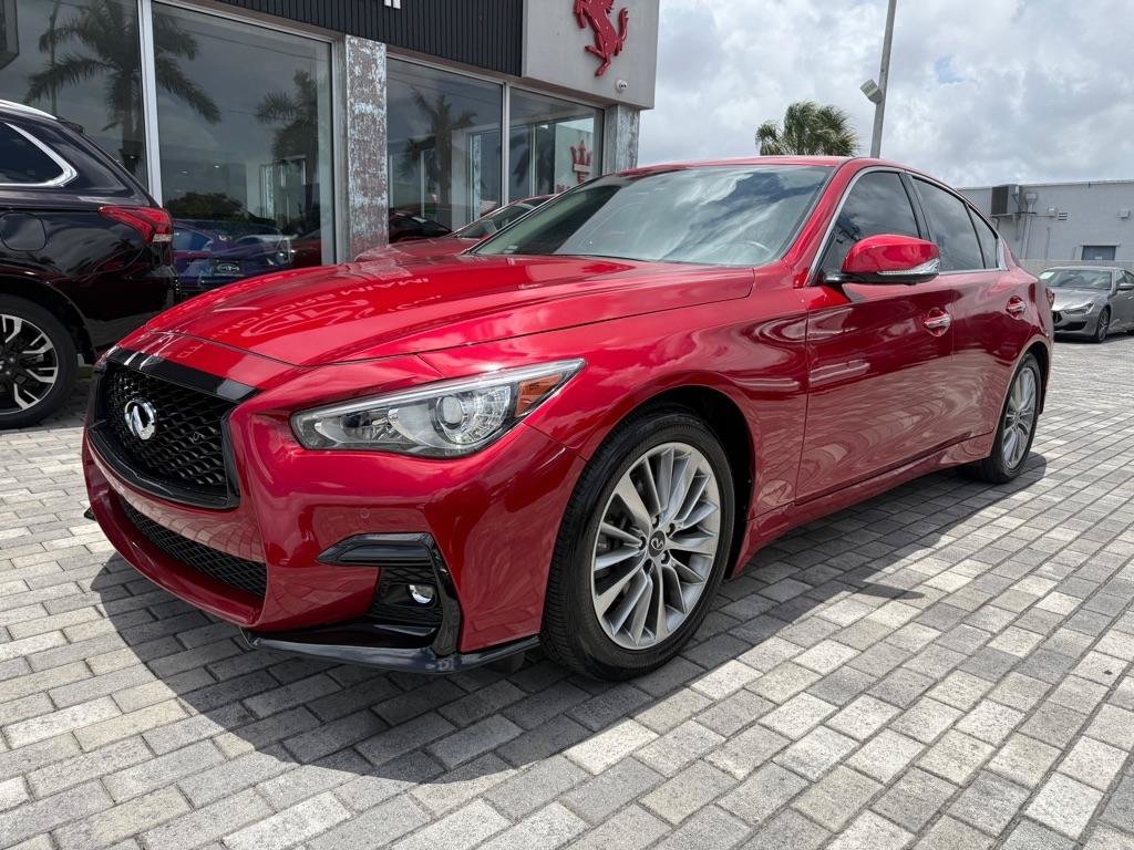 Used 2024 INFINITI Q50 Luxe w/ Cargo Package AWD/4WD image 3