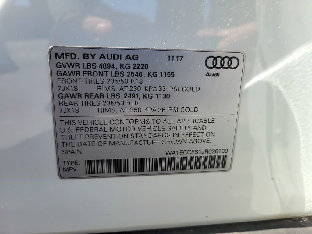 Used 2018 Audi Q3 2.0T Premium w/ Convenience Package image 24