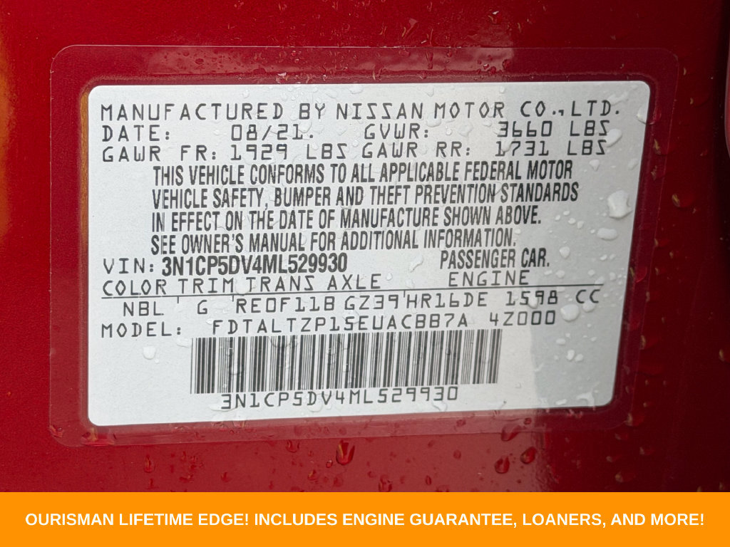 Used 2021 Nissan Kicks SR w/ SR Premium Package FWD image 35