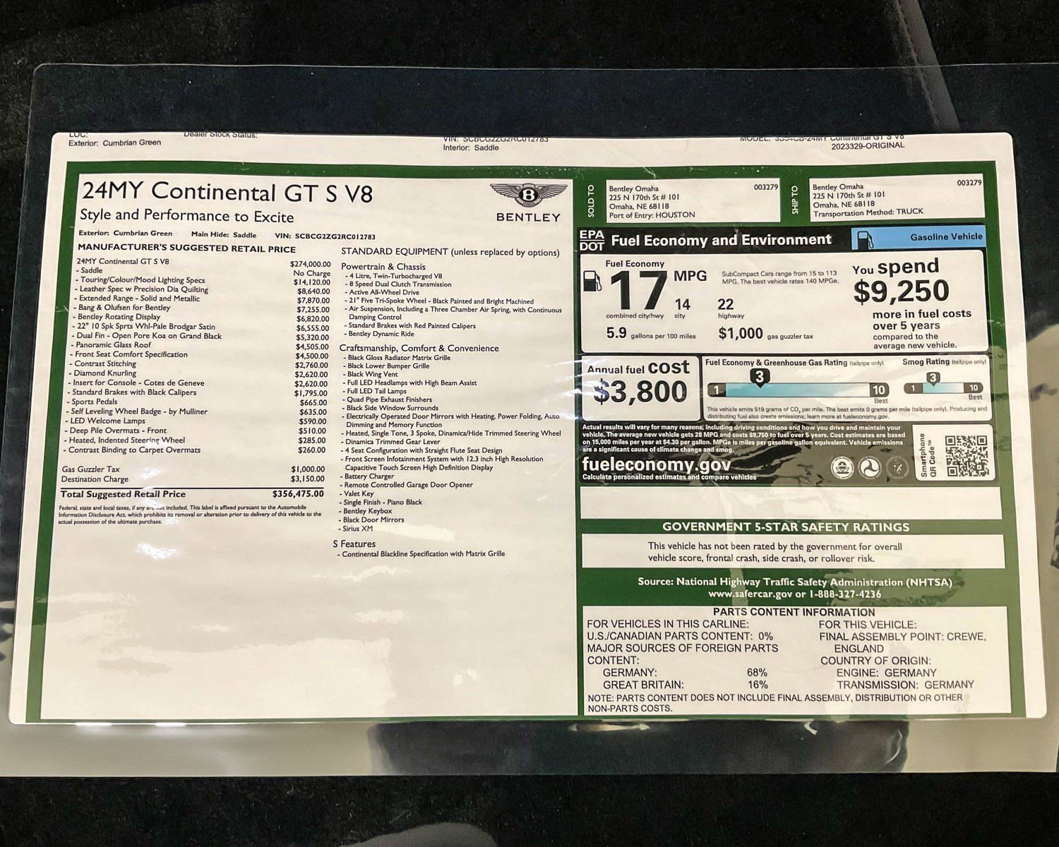 Used 2024 Bentley Continental GT S image 51
