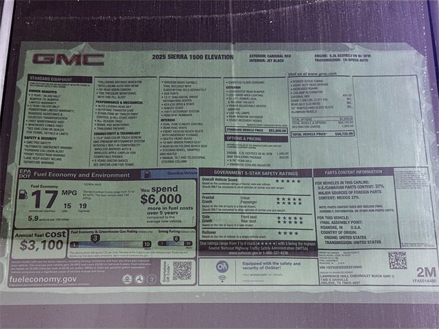 New 2025 GMC Sierra 1500 Elevation w/ Max Trailering Package image 20