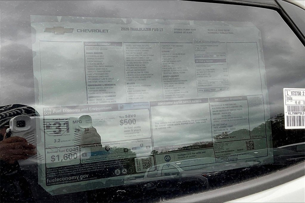 New 2026 Chevrolet TrailBlazer LT image 16