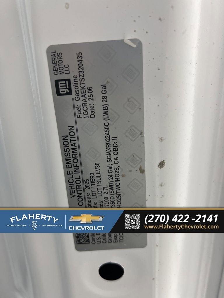 Used 2025 Chevrolet Silverado 1500 W/T w/ WT Safety Package image 17