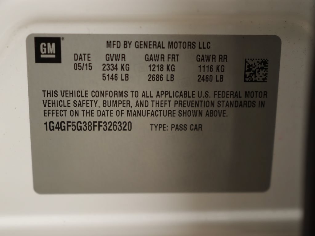 Used 2015 Buick LaCrosse Premium w/ Driver Confidence Package #1 FWD image 38