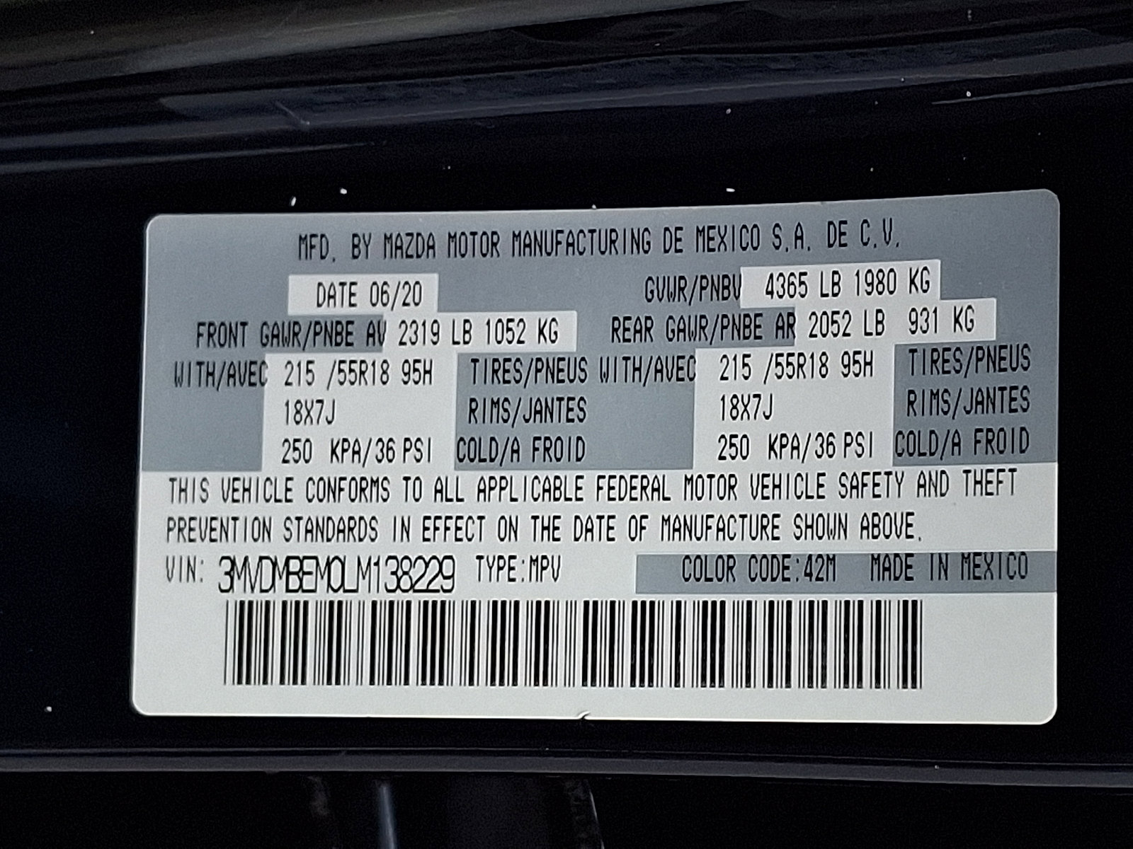 Used 2020 MAZDA CX-30 AWD w/ Premium Package image 29