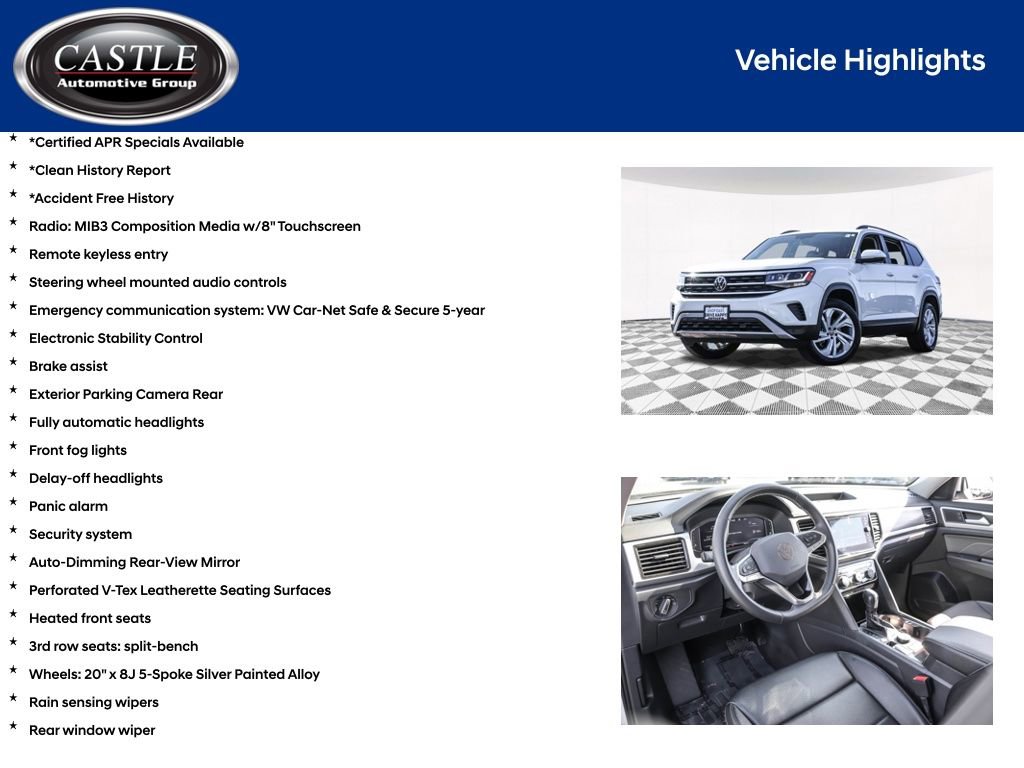 Certified 2023 Volkswagen Atlas SE image 4