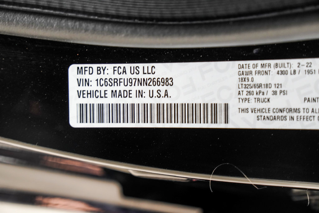 Used 2022 RAM 1500 TRX w/ TRX Level 1 Equipment Group AWD/4WD image 44