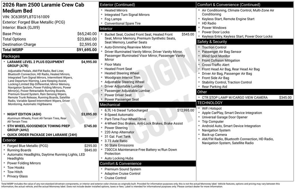 New 2026 RAM 2500 Laramie image 21