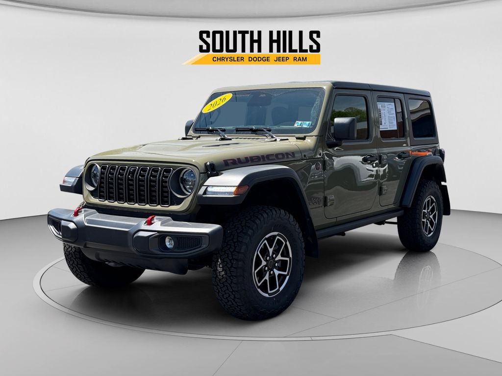 Used 2026 Jeep Wrangler Unlimited Rubicon w/ Technology Group AWD/4WD image 1