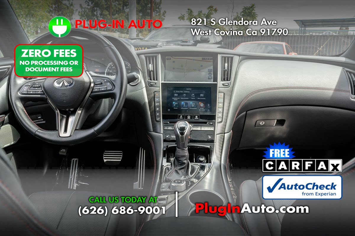 Used 2022 INFINITI Q60 Red Sport 400 w/ Cargo Package RWD image 16