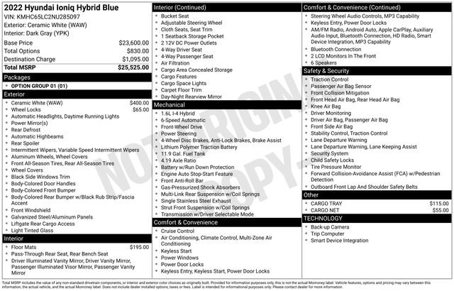 Used 2022 Hyundai Ioniq Blue image 8