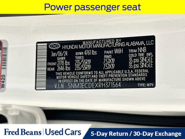 Used 2024 Hyundai Tucson Limited AWD/4WD image 40