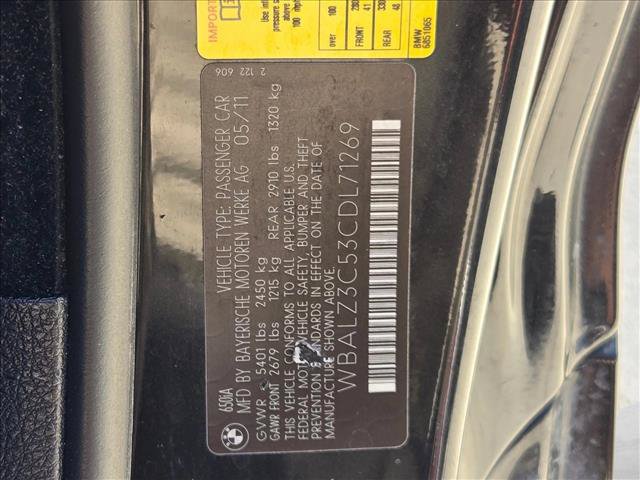 Used 2012 BMW 650i Convertible RWD image 15