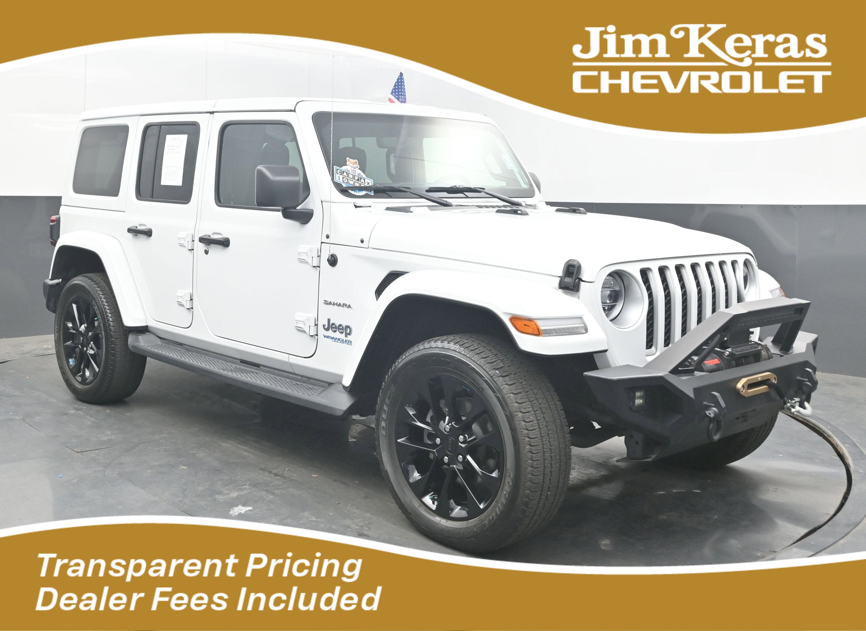 Used 2022 Jeep Wrangler Unlimited Sahara w/ Cold Weather Group AWD/4WD image 1